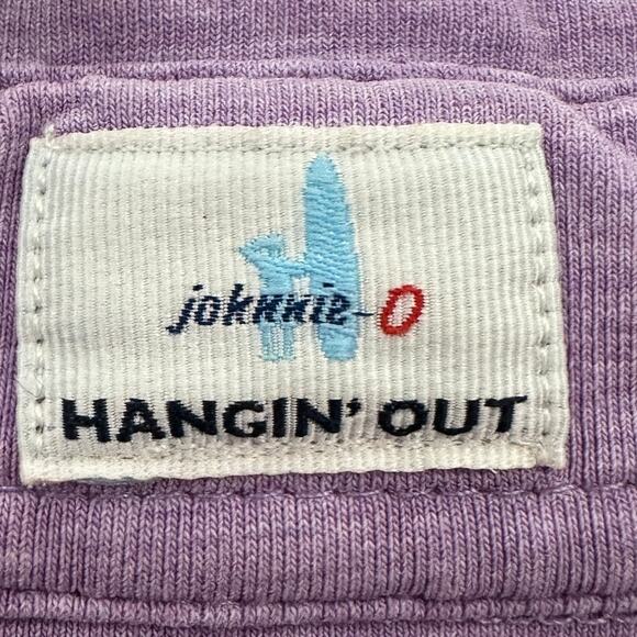 Johnny-o mens sz Medium polo shirt purple cotton preppy surf - Picture 5 of 7